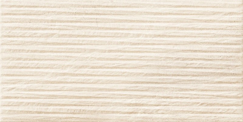 Stuart Cream Marble Effect Matt Ceramic Decor Wall Tile 250x500mm