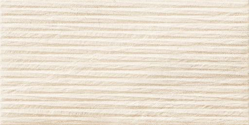 Stuart Cream Marble Effect Matt Ceramic Decor Wall Tile 250x500mm