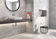 Stuart grey marble effect tile 250x500mm - view 2