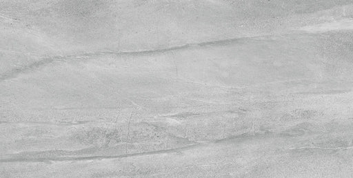 Stuart Grey Marble Effect Matt Porcelain Wall & Floor Tile 600x1200mm