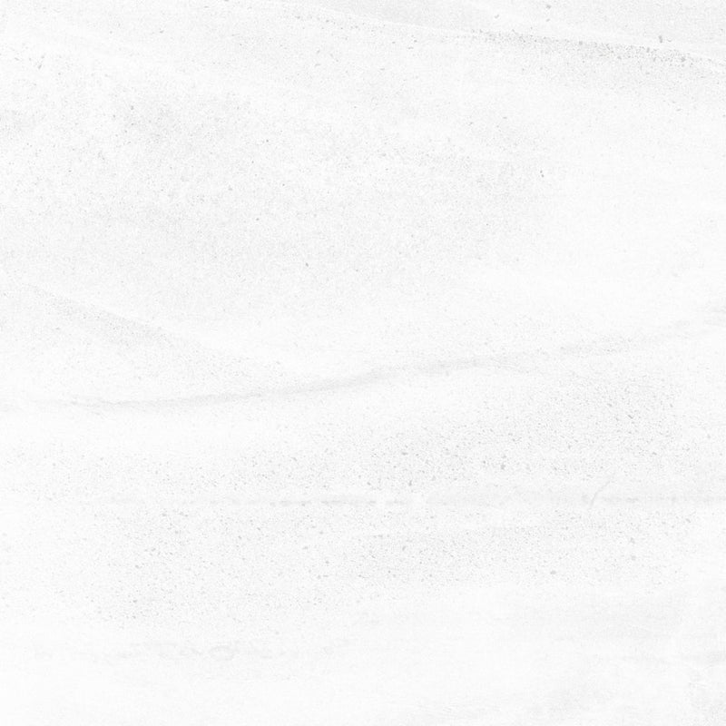 Stuart White Marble Effect Matt Porcelain Wall & Floor Tile 600x600mm