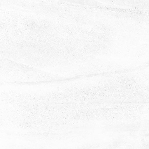 Stuart White Marble Effect Matt Porcelain Wall & Floor Tile 600x600mm
