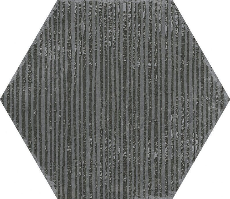 Sunrise black decorated tile 230x270mm - view 3