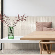 Tampa Ivory Gloss Porcelain Wall & Floor Tile 240x60mm