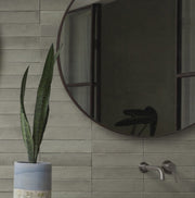 Tampa off-white gloss porcelain wall and floor brick tile 240x60mm - view 2