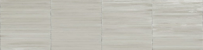 Tampa off-white gloss porcelain wall and floor brick tile 240x60mm - view 3