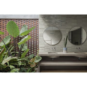Tampa off-white gloss porcelain wall and floor brick tile 240x60mm - view 4