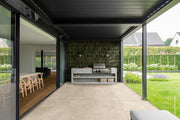 Tampa olive gloss porcelain wall and floor brick tile 240x60mm - view 3