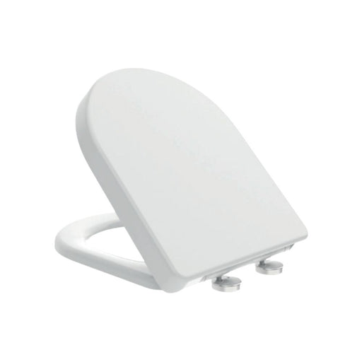 Tavistock Delta Soft Close Toilet Seat with Quick Release Hinges - White