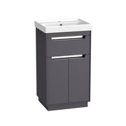 Tavistock Acumen 500mm Freestanding Unit - Matt Storm Grey