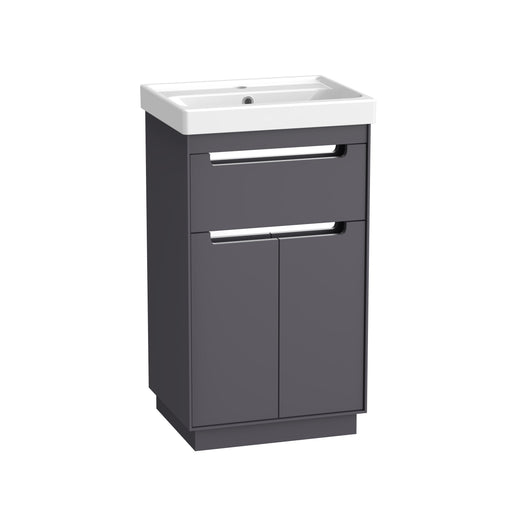 Tavistock Acumen 500mm Freestanding Unit - Matt Storm Grey