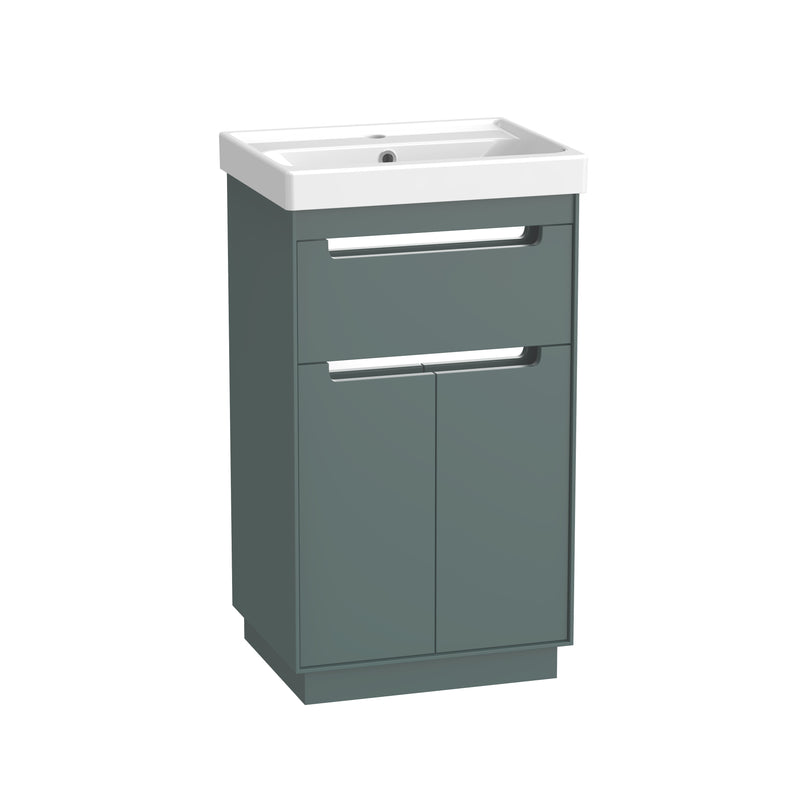 Tavistock Acumen 500mm Freestanding Unit - Matt Viridian Green