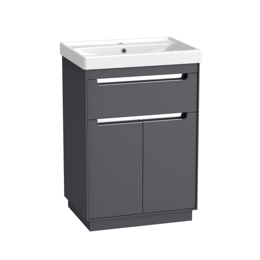 Tavistock Acumen 600mm Freestanding Unit - Matt Storm Grey