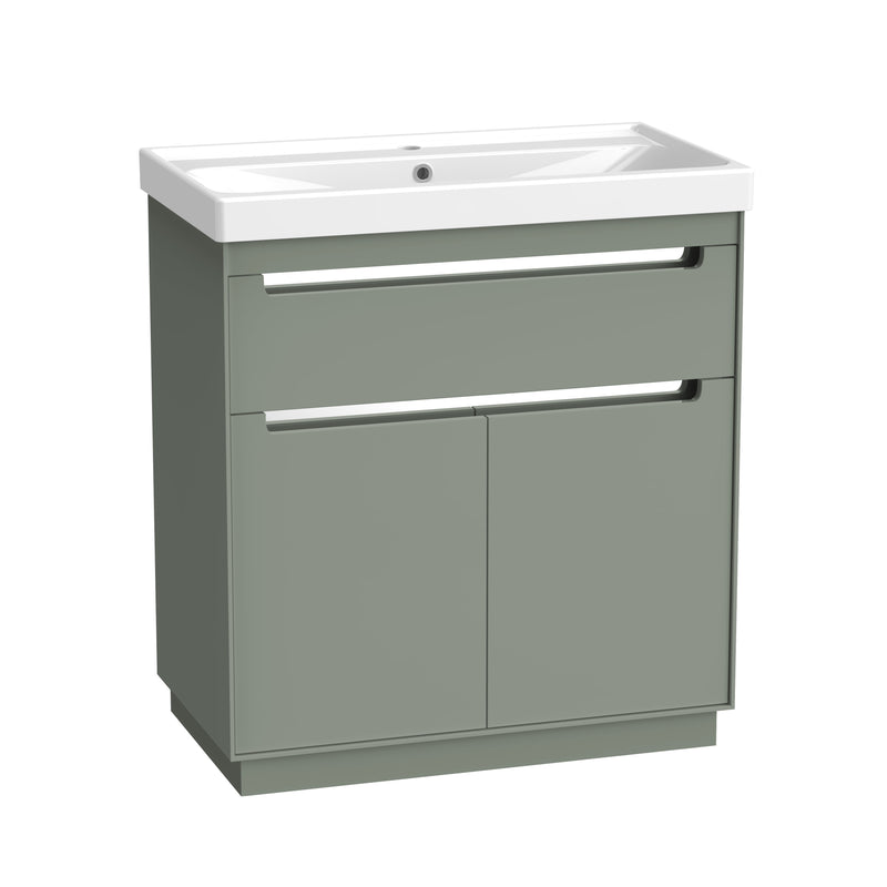 Tavistock Acumen 800mm Freestanding Unit - Matt Laurel Green