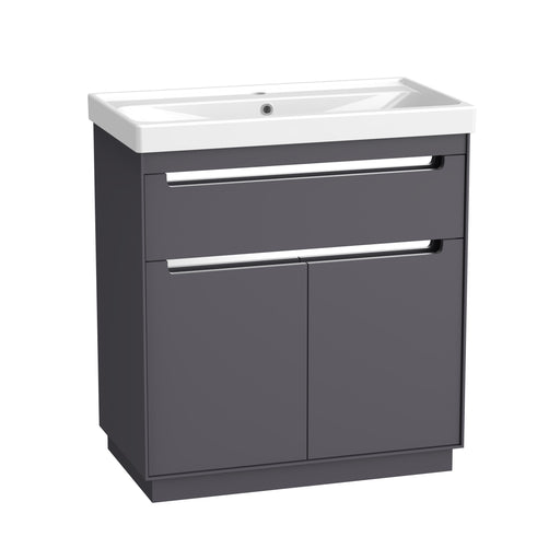 Tavistock Acumen 800mm Freestanding Unit - Matt Storm Grey