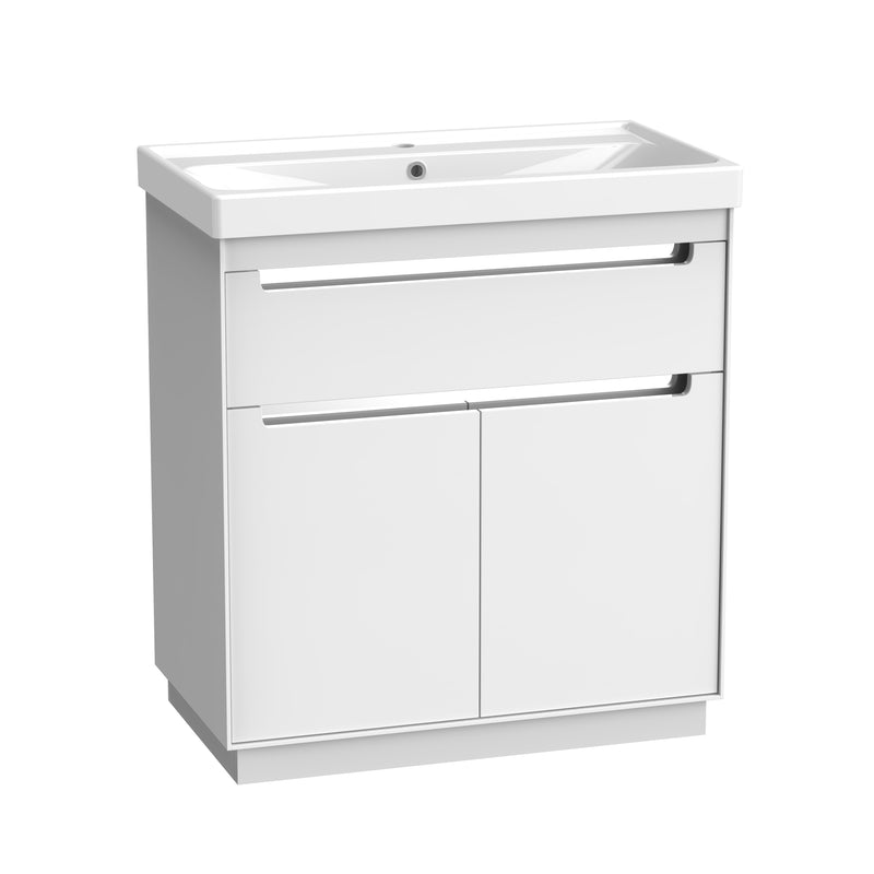 Tavistock Acumen 800mm Freestanding Unit - Gloss White