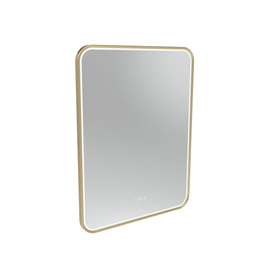 Tavistock Alderbury 600mm Illuminated Rectangular Mirror - Brushed Brass