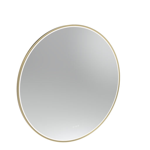 Tavistock Alderbury 1000mm Illuminated Circular Mirror - Brushed Brass