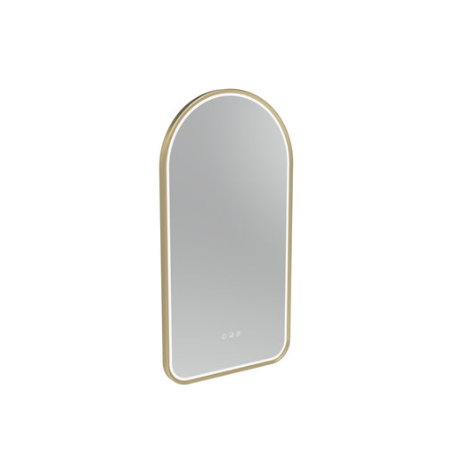 Tavistock Alderbury 400mm Illuminated Arch Mirror - Brushed Brass