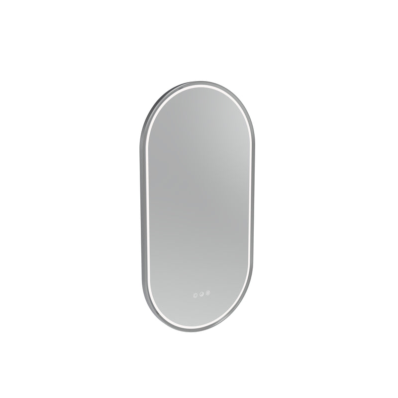 Tavistock Alderbury 400mm Illuminated Pill Mirror - Chrome