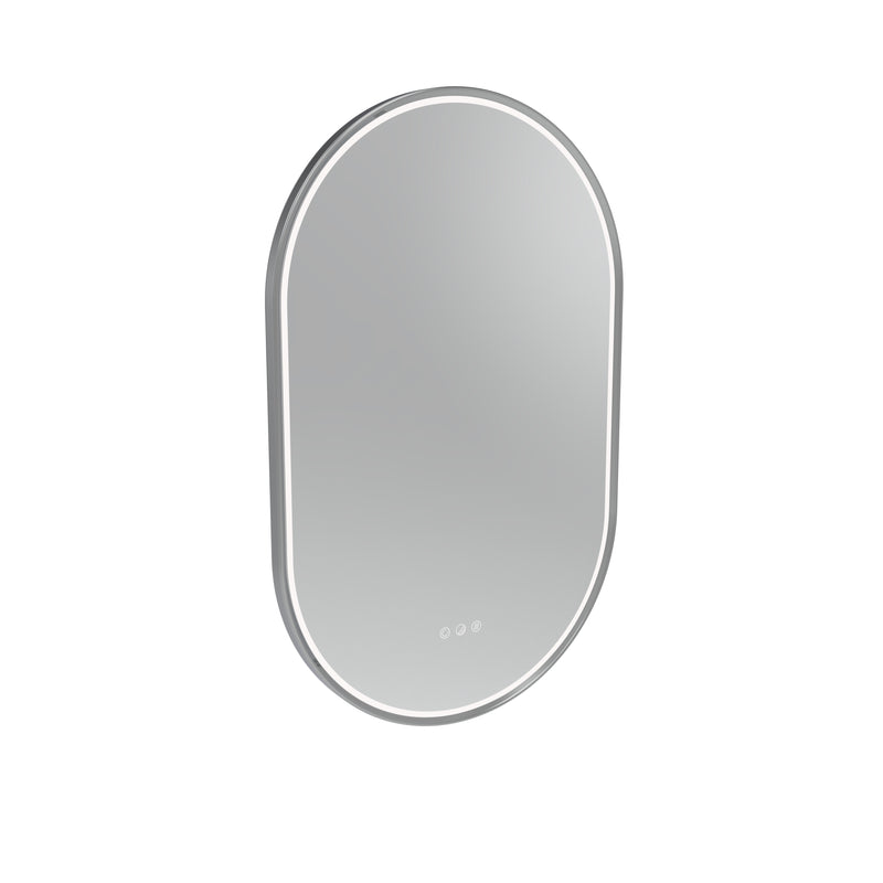Tavistock Alderbury 500mm Illuminated Pill Mirror - Chrome