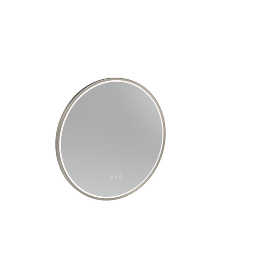 Tavistock Alderbury 600mm Illuminated Circular Mirror - Brushed Nickel