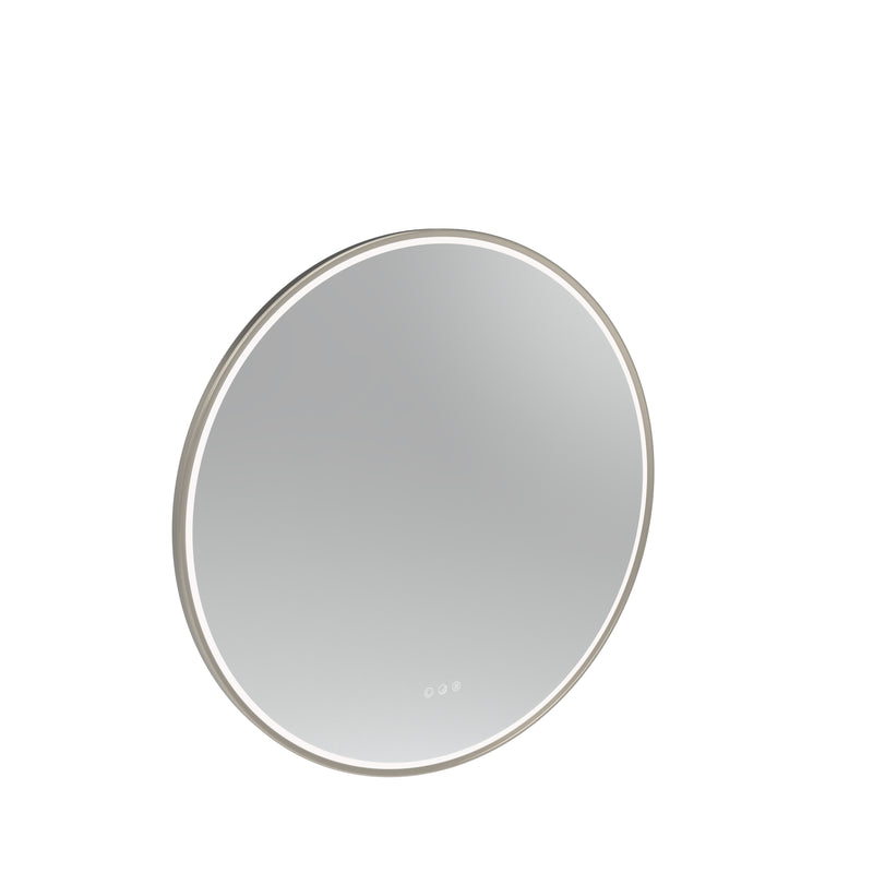 Tavistock Alderbury 800mm Illuminated Mirror - Brushed Nickel