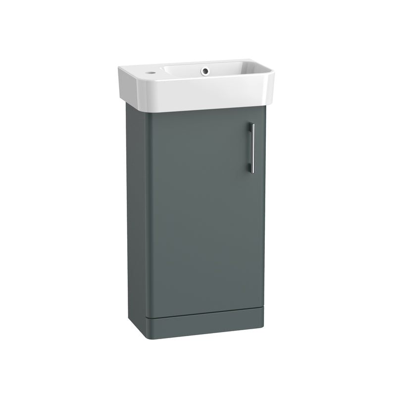 Tavistock Arlo 400mm Cloakroom Unit - Matt Viridian Green