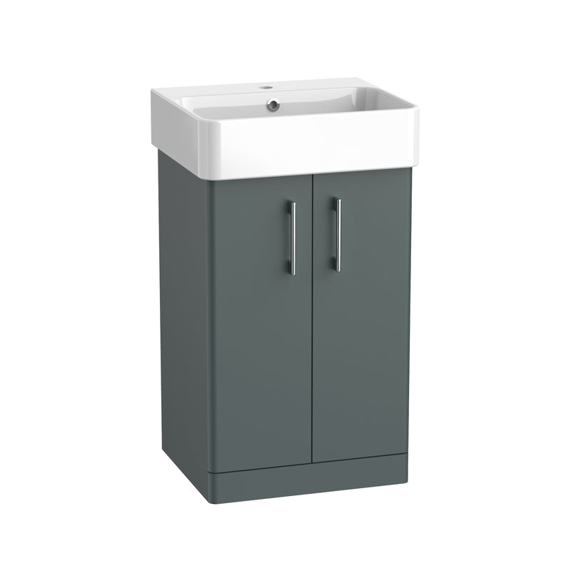 Tavistock Arlo 500mm Freestanding Unit - Matt Viridian Green