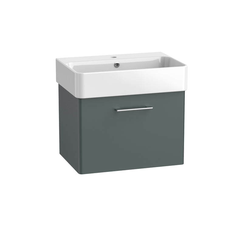 Tavistock Arlo 600mm Wall Mounted Unit - Matt Viridian Green