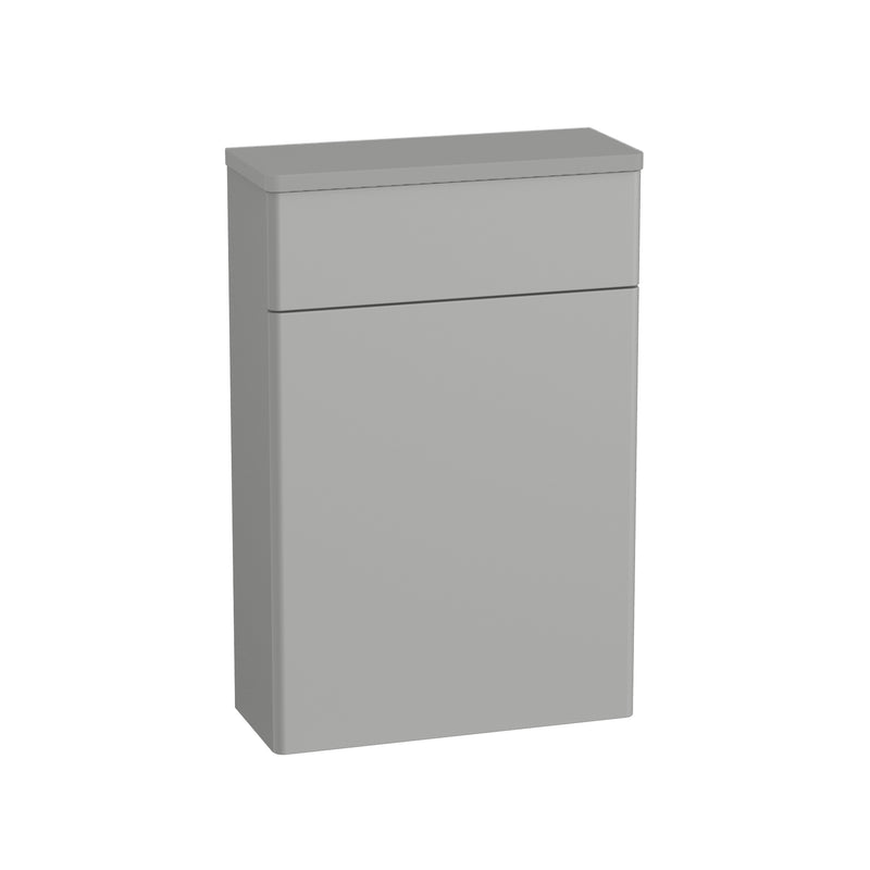 Tavistock Arlo Back to Wall WC Unit & Worktop - Matt Light Grey