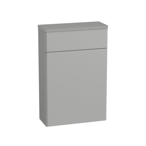 Tavistock Arlo Back to Wall WC Unit & Worktop - Matt Light Grey