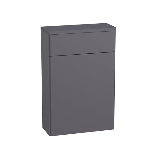 Tavistock Arlo Back to Wall WC Unit & Worktop - Matt Storm Grey