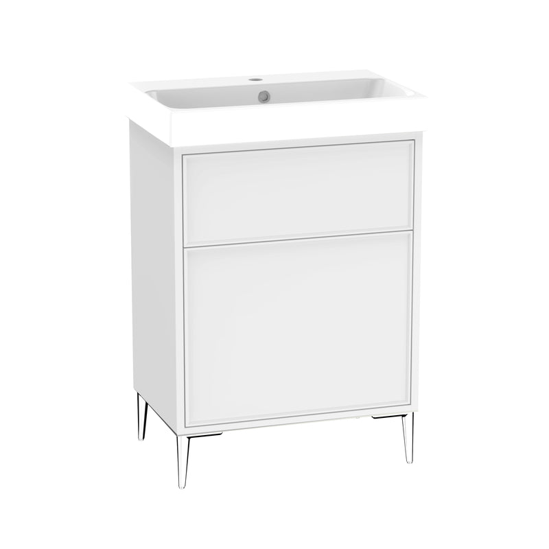 Tavistock Arlington 600mm Freestanding Basin Unit - Matt White