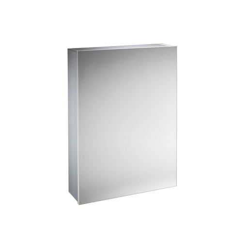 Tavistock Balance 440mm Single Door Mirror Cabinet - Aluminium