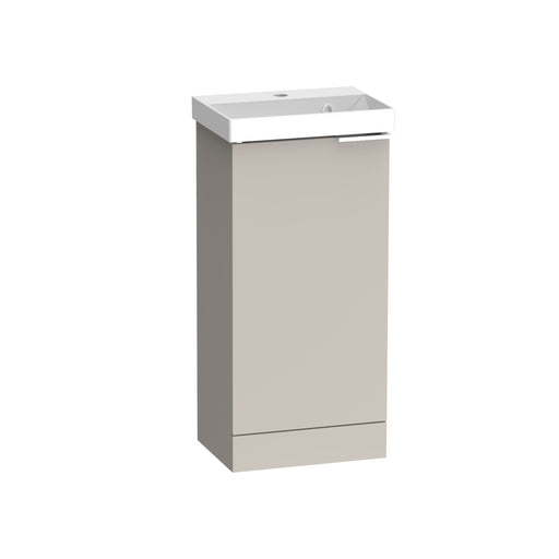 Tavistock Cadence Slab 400mm Cloakroom Unit - Matt Flax