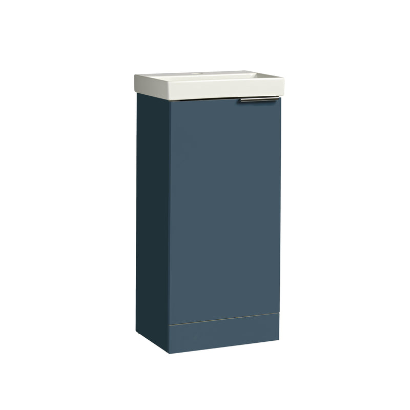 Tavistock Cadence Slab 400mm Cloakroom Unit - Matt Oxford Blue