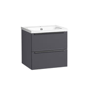 Tavistock Cadence Slab 500mm Wall Mounted Unit - Matt Storm Grey