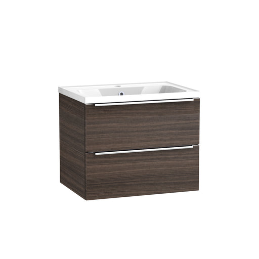 Tavistock Cadence Slab 600mm Wall Mounted Unit - English Walnut