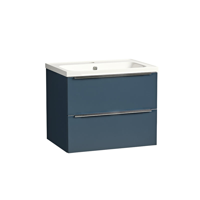 Tavistock Cadence Slab 600mm Wall Mounted Unit - Matt Oxford Blue