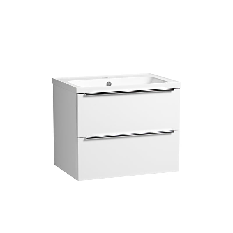 Tavistock Cadence Slab 600mm Wall Mounted Unit - Gloss White