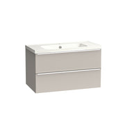 Tavistock Cadence Slab 800mm Wall Mounted Unit - Matt Flax