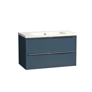 Tavistock Cadence Slab 800mm Wall Mounted Unit - Matt Oxford Blue
