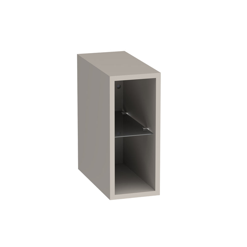 Tavistock Cadence Slab 200mm Open Storage Unit - Matt Flax