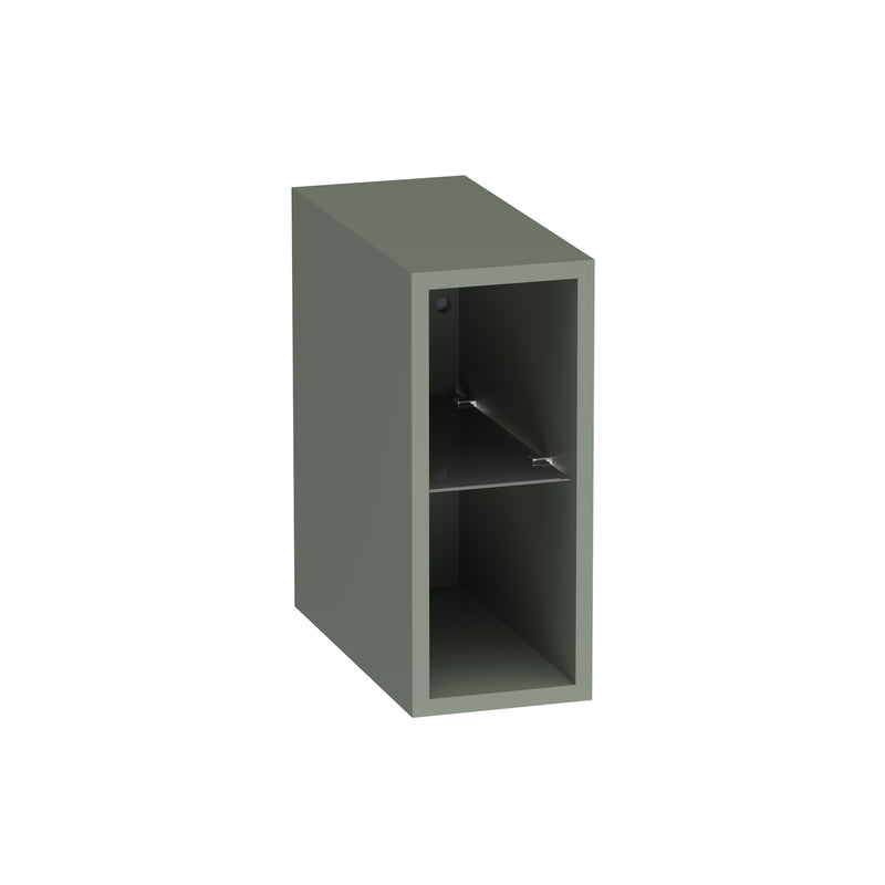 Tavistock Cadence Slab 200mm Open Storage Unit - Matt Laurel Green