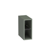Tavistock Cadence Slab 200mm Open Storage Unit - Matt Laurel Green