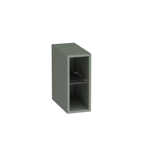 Tavistock Cadence Slab 200mm Open Storage Unit - Matt Laurel Green