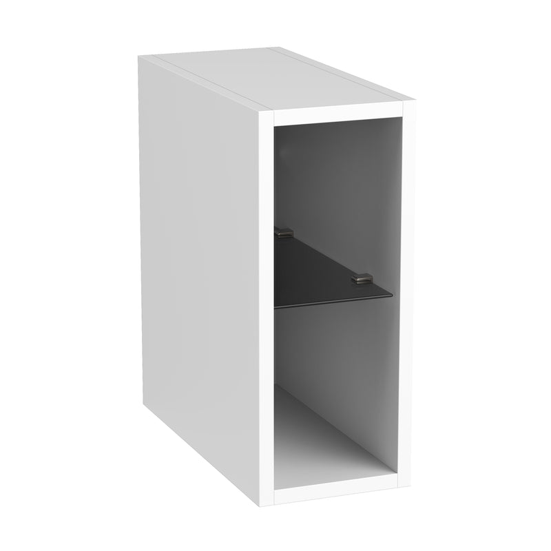 Tavistock Cadence Fluted 200mm Open Storage Unit - Matt White