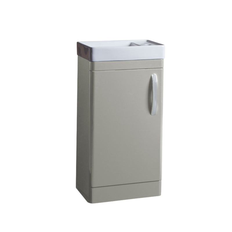 Tavistock Compass 450mm Freestanding Cloakroom Unit - Gloss Light Grey