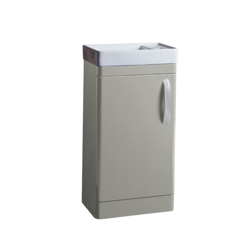 Tavistock Compass 450mm Freestanding Cloakroom Unit - Gloss Light Grey